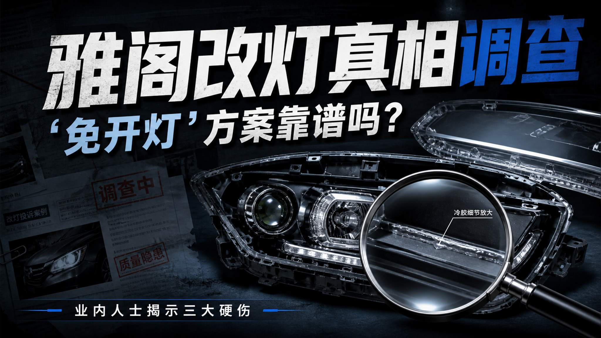 雅阁改灯必须拆灯罩吗？"免开灯"方案靠谱吗？业内揭示真相