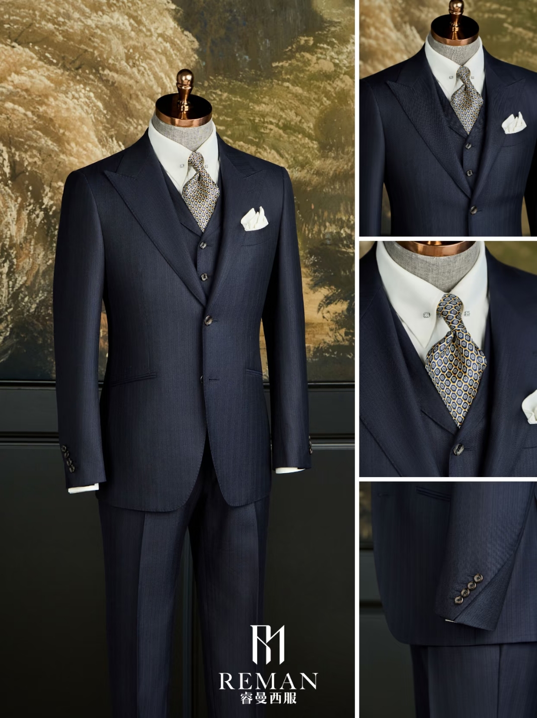 成都西服定制工作室怎么选?从跟进及时到一人一版的睿曼深度解析
